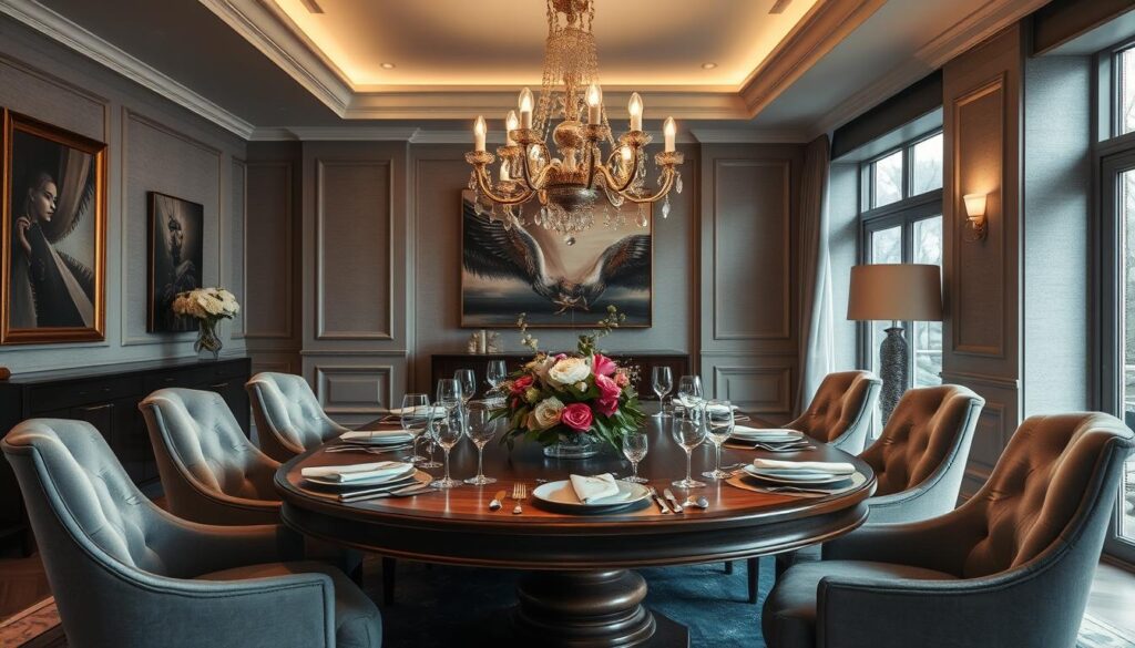 Elegant dining room decor