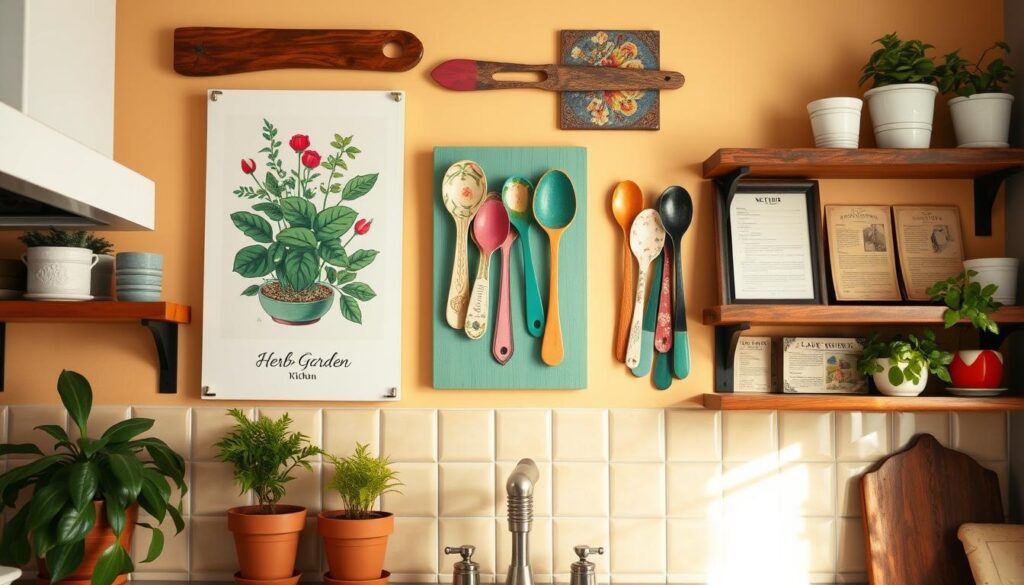 creative kitchen wall art