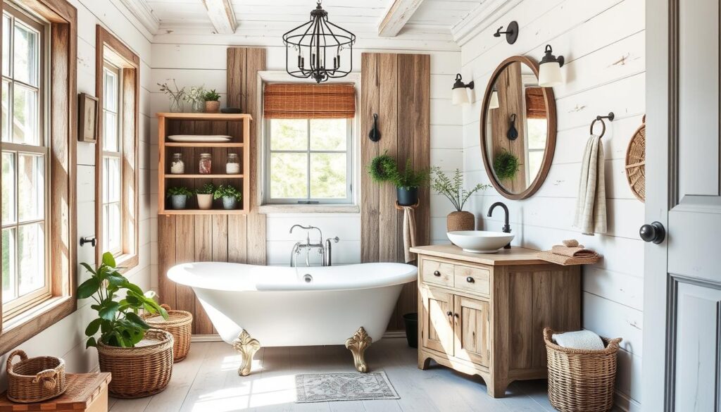 farmhouse bathroom decor